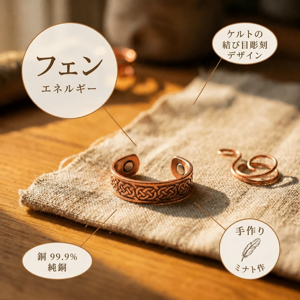 ミナトのフェン｜銅製リング